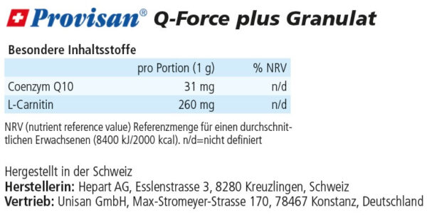 q-force plus Granulat